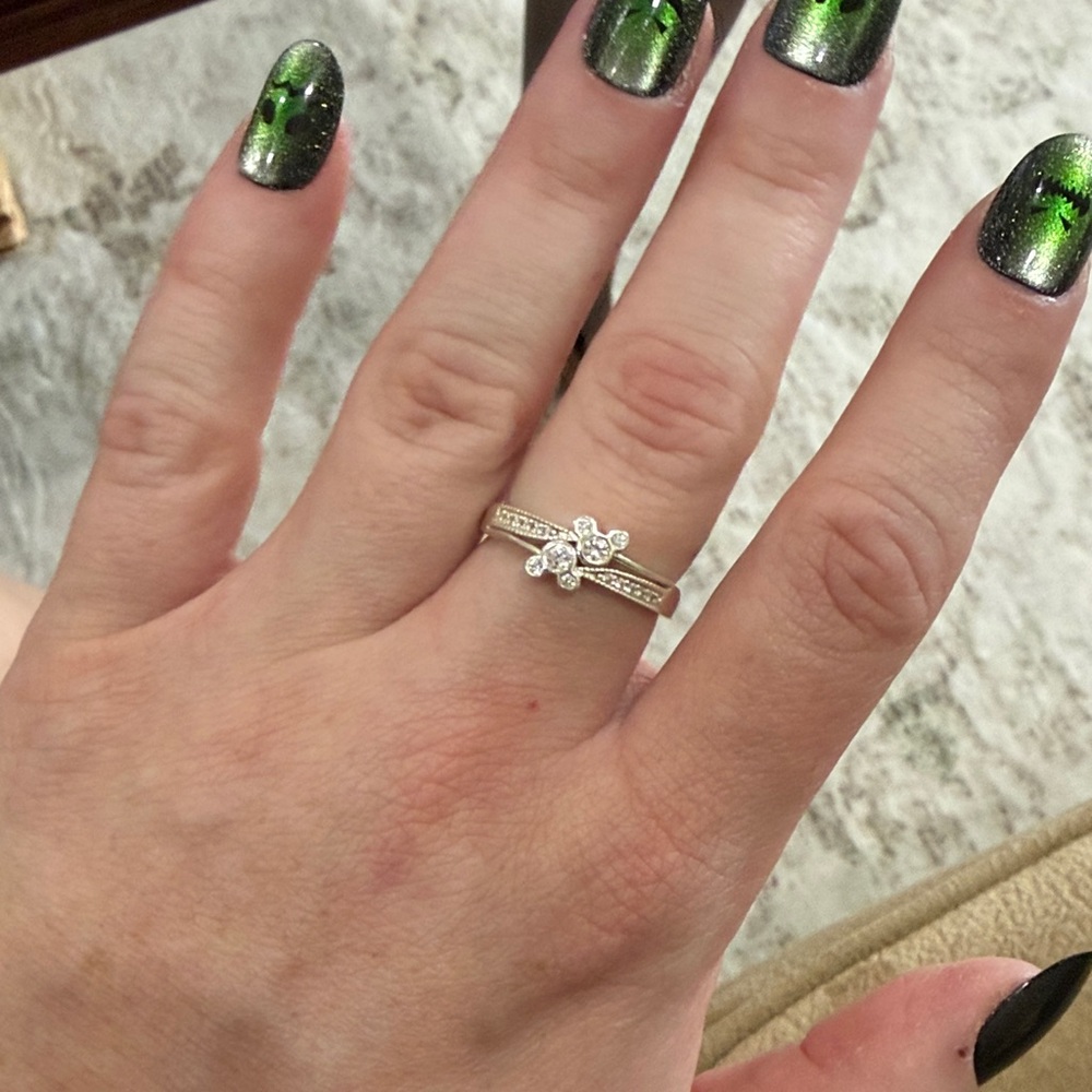Elegant Silver Disney Ring